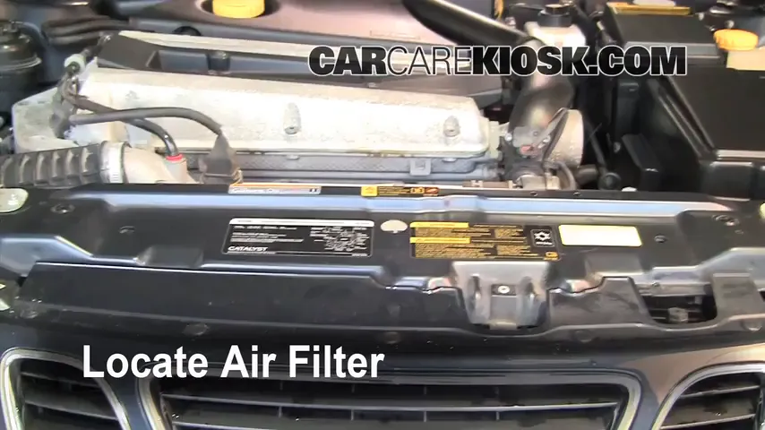 2005 Saab 9-5 Arc 2.3L 4 Cyl. Turbo Sedan Air Filter (Engine)